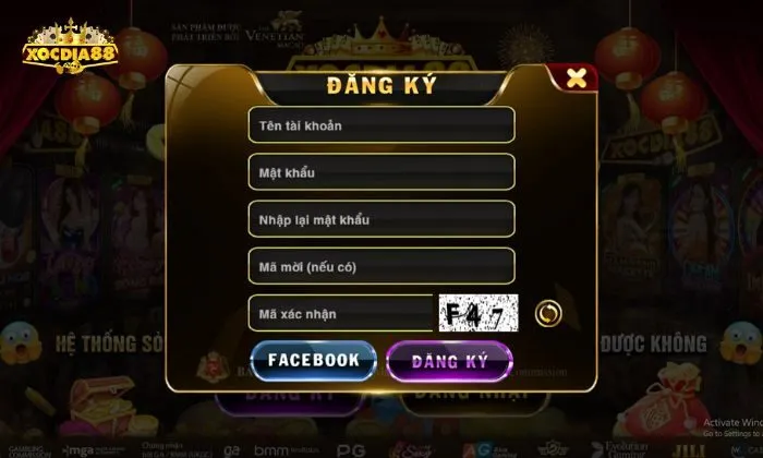 Cung cấp thông tin nhà cái yêu cầu