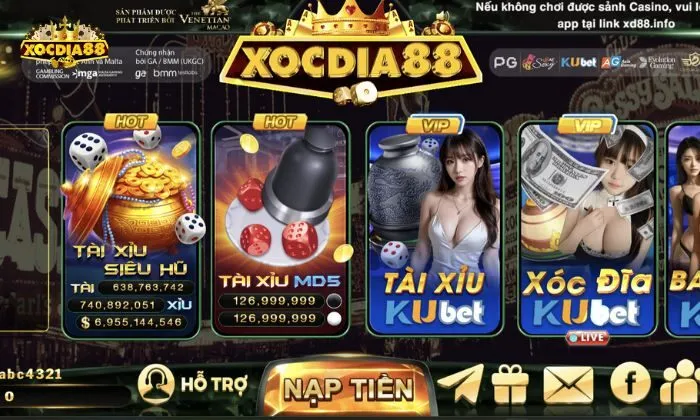 Chơi Xocdia88 thả ga bất cứ khi nào, bất cứ đâu